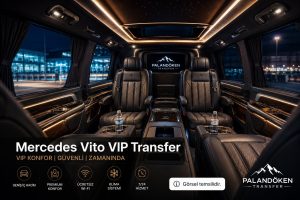 Mercedes Vito VIP transfer araci ic gorunum