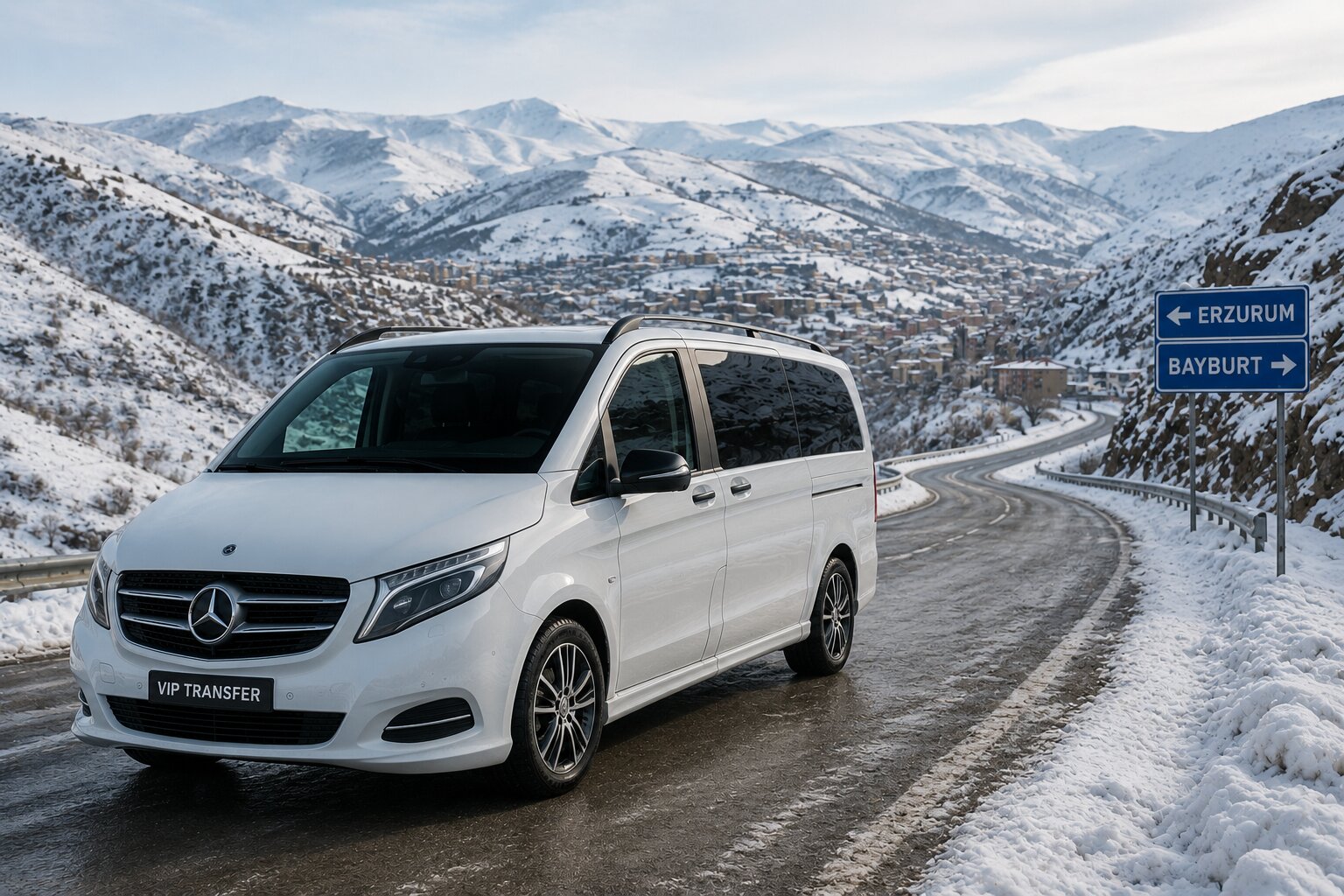 Erzurum Bayburt VIP transfer aracı
