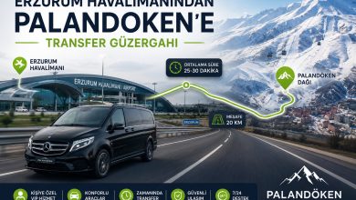 Erzurum Havalimanindan Palandoken'e transfer guzergahi
