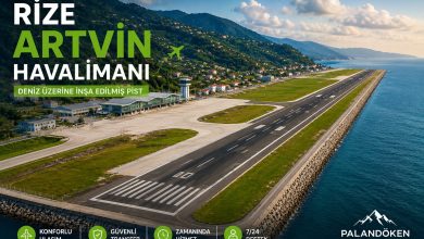 Rize Artvin Havalimani deniz uzerine insaa edilmis pist